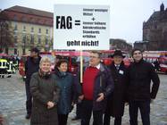 Kundgebung gegen die geplanten Kürzungen im kommunalen Finanzausgleich am Freitag, 14.11.2014, um 08:30 Uhr, auf dem Domplatz in Magdeburg