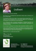 Grusswort der Bürgermeisterin der Einheitsgemeinde Stadt Bismark (Altmark) - Verena Schlüsselburg Grusswort der Bürgermeisterin der Einheitsgemeinde Stadt Bismark (Altmark) - Verena Schlüsselburg