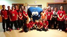 Blaue Herzen bei an Nachwuchskegler und Kinder vom Haus Silberberg Blaue Herzen bei an Nachwuchskegler und Kinder vom Haus Silberberg