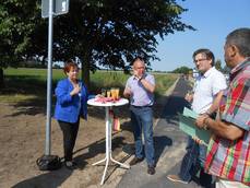 Verkehrsfreigabe für den Radweg Döllnitz Poritz erfolgt Verkehrsfreigabe für den Radweg Döllnitz Poritz erfolgt