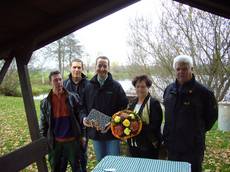 Ein Holzfischer für die Klädener Anglerfreunde Ein Holzfischer für die Klädener Anglerfreunde