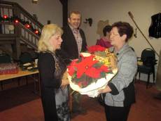 Ortsbürgermeisterberatung in vorweihnachtlicher Atmosphäre Ortsbürgermeisterberatung in vorweihnachtlicher Atmosphäre