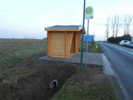 Neue Bushaltestelle in Schorstedt fertiggestellt