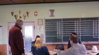 Alle Neune in der Ortschaft Kläden  und Lotto kegelt mit