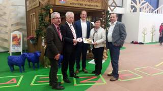 Altmarktag auf der Internationalen Grünen Woche in Berlin - Großer Bahnhof in Halle 23b Altmarktag auf der Internationalen Grünen Woche in Berlin - Großer Bahnhof in Halle 23b