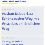 ausbau schönebecker weg in dobberkau