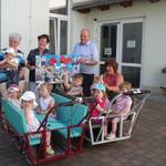 Die Kids der Bismarker Kindergrippe Sonnenkäfer präsentierten mit einer Collage ihren Blick auf die Stadt.