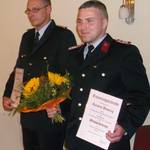 Die neuen Ortswehrleiter Karsten Bessing und Tobias Voigt