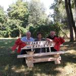 Jubiläumsbank zum 100-jährigen Jubiläum der Ortsfeuerwehr