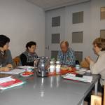 Einheitsgemeindebürgermeisterin und Stadtwehrleiter Hans-Hermann Haak im Arbeitsgespräch