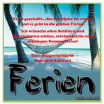 Geschafft - Sommerferien!