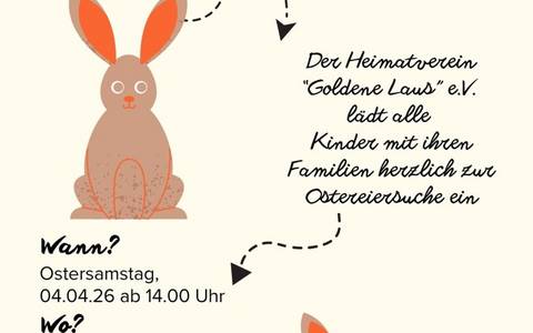 Ostereiersuchen im Kräutergarten des Heimatvereins ostern heimatverein