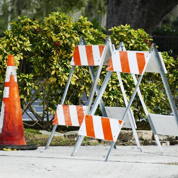 Vollsperrung der W. Lüdecke Straße in Bismark