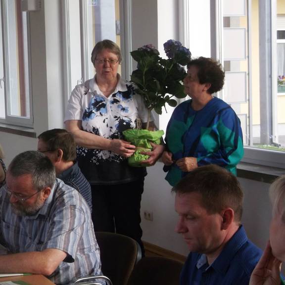 Glückwunsch für Renate Meidt