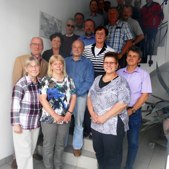 Gruppenbild. Nicht auf dem Foto Rosemarie Fahrenkampf.