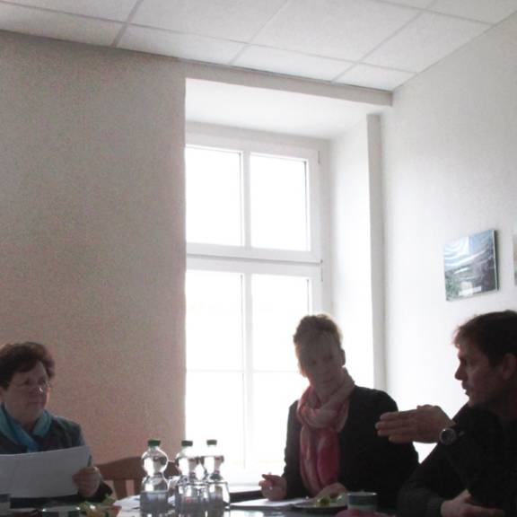 Arbeitsgespräch mit Thomas Stölzer, Ortsbürgermeister Schorstedt und Jürgen Nagel, Ortsbürgermeister Schernikau