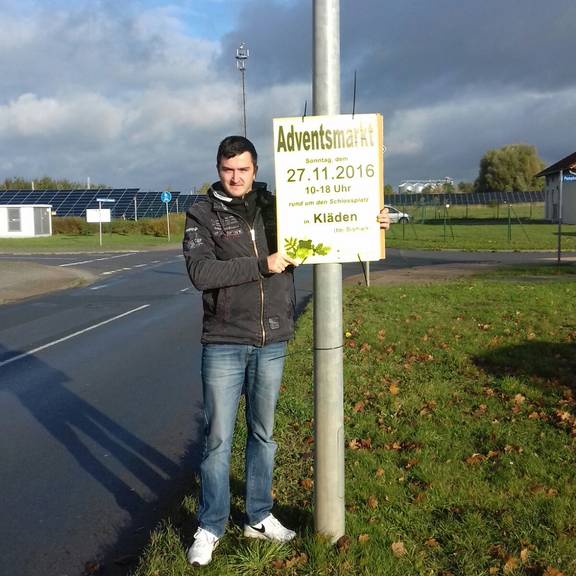 Vorbereitung auf den 25. Klädener Adventsmarkt sind im Gange
