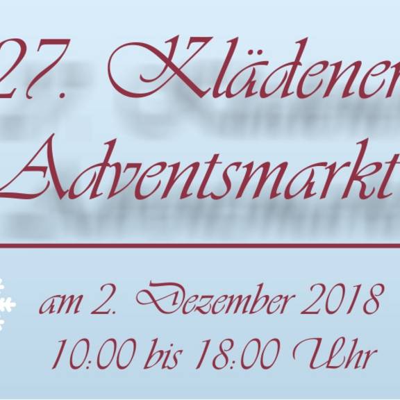 Klädener Adventsmarkt