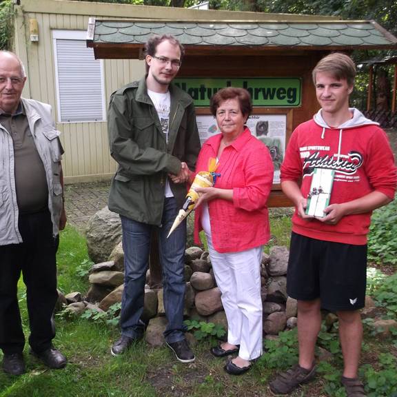 Freiwilliges Ökologisches Jahr (FÖJ) in der Einheitsgemeinde Marvin Kersten kommt, Andrè Knopf geht
