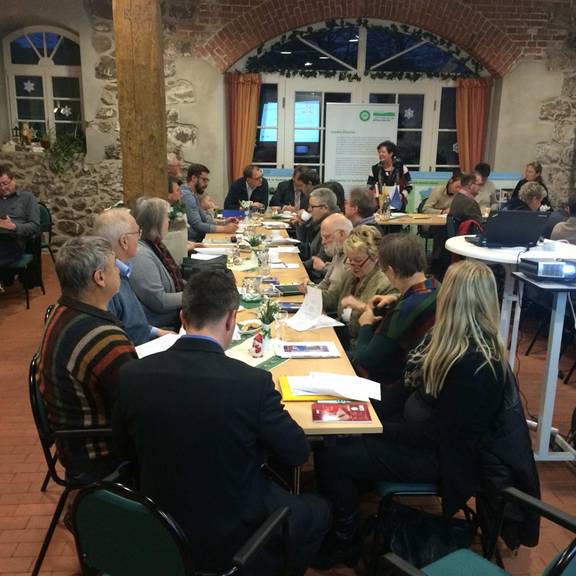 Impression vom öffentlichen Forum am 22.1.2015 in Kläden zur Vorbereitung der nächsten LEADER-Förderphase in der Mittleren Altmark